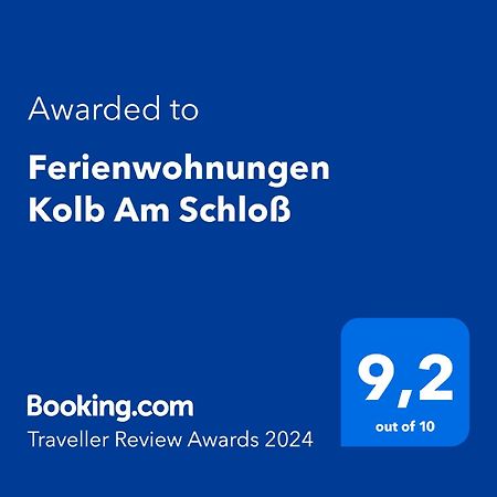 Ferienwohnungen Kolb Am Schloss Bischberg Zewnętrze zdjęcie